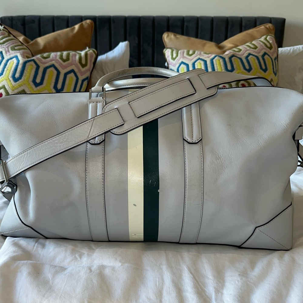 Ben Uri Rebecca Minkoff leather wythe weekender duffle